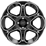 MSW 83 Gloss Black Full Polished 7x17 5x114.3 ET32 CB73,1 60° 690 kg W19478502T56