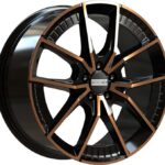 Fondmetal Elatha Black Clearcoat Matt Bronze Machined 8,5x19 5x112 ET45 CB66,6 R13 850 kg RF19212