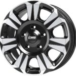 CMS C31 Diamond Black Gloss 6,5x16 6x130 ET62 CB84,1 R14 1150 kg C31 656 62 90S DB