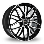 Avus AF19 Black Polished 8x18 5x112 ET30 CB66,7 60° 775 kg
