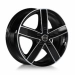 Avus AC-V51 Black Polished 7x17 5x108 ET45 CB65,1 Flat 1250 kg