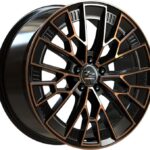 Fondmetal 1972 Black Clearcoat Matt Bronze Machined 10,5x20 5x112 ET57 CB66,6 60° 860 kg RF19160