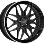 Dotz LongBeach dark Black/polished lip 9,5x21 5x112 ET45 CB66,6 R14 1045 kg OLO1N8BL45M
