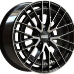 Fondmetal Kari Glossy Black Machined 8,5x20 5x112 ET50 CB66,6 (Long Bolt) R14 1000 kg RF19269