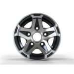 GG Trailer Black Polished 6x10 5x112 ET0 CB67.1 (No Cap) 60° 275885