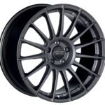 OZ Racing Superturismo LM Matt Graphite Silver Lettering 7,5x17 5x112 ET50 CB75,0 R12 650 kg W0188120346