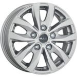 MAK Load 5 Silver 7x17 5x120 ET55 CB65,1 R14 1200 kg F70705DSI55IG3X