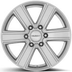 Dezent TJ Silver 8x18 6x139.7 ET25 CB106,1 Flat 1017 kg PINTTJGDSA25