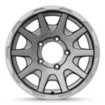 Sparco Dakar Matt Dark Greey Lip Polished NO CAP 5,5x16 5x139.7 ET5 CB108,1 (NO CAP) 60° 500 kg W29080001TM7
