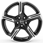 Borbet XE1 black polished glossy 7,5x18 5x112 ET40 CB57,1 R13 760 kg 498507