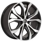 Alutec W10X racing-black frontpolished 8x18 5x114.3 ET40 CB70,1 60° 875 kg W10X-80840B83-5
