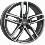Alutec Ikenu Graphite Polished 6,5x16 5x114.3 ET38 CB70,1 60° 735 kg IKE65638B82-9