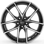 Dezent TO dark Black/polished 7,5x18 5x114.3 ET55 CB67,1 60° 705 kg TTOF0BP55E
