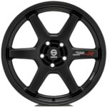 Sparco JP-R Matt Black 8,5x18 5x114.3 ET45 CB73,0 60° 630 kg W2913650439
