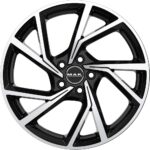 MAK Kassel Black Mirror 8x19 5x112 ET40 CB57,1 R13 820 kg F8090KABM40VW1X